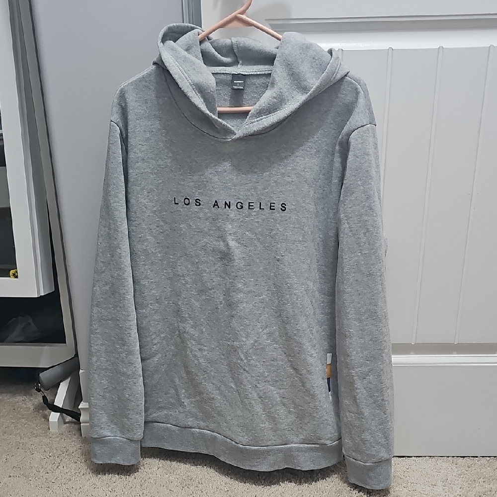 Mens Large Gray Los Angeles Hoodie
